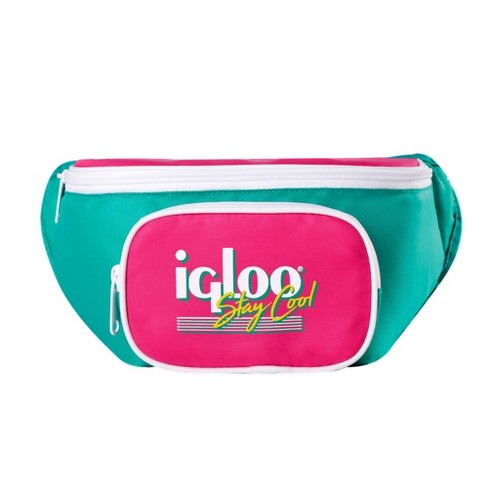 Igloo Retro Soft Side Cooler With Shoulder Strap and Zippered Packet