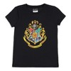 Harry Potter Girls' Wizarding World Hogwarts Crest Sleep Pajama Set Shorts Multicolored - 4 of 4