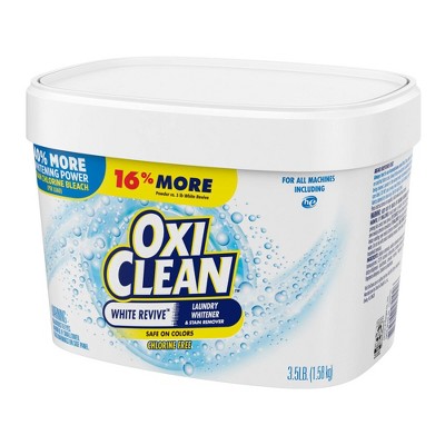 Oxiclean White Revive Laundry Whitener + Stain Remover Powder - 3.5lbs ...