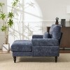 Modern Upholstered Chaise Lounge Sofa Chair, Cozy Recliner with Thick Cushion for Living Room or Bedroom - The Pop Home - 4 of 4