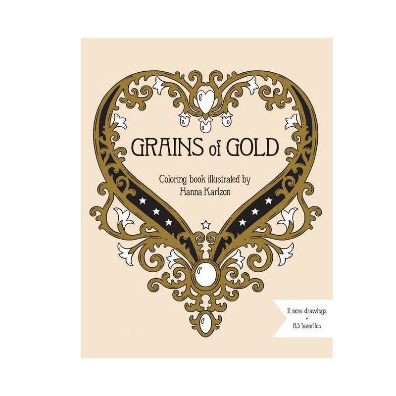Grains of Gold Coloring Book - (Hardcover), 1 of 2