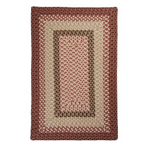 Colonial Mills Tiburon Braided Rug, Rusted Rose 4'x6', Rectangle Shape - 1 of 4