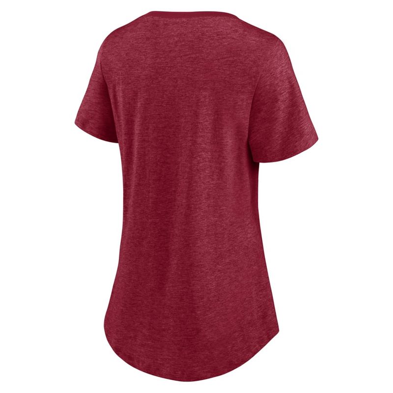 NFL San Francisco 49ers Women&#39;s Roundabout Short Sleeve Fashion T-Shirt, 3 of 4