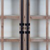 30" x 6.5" x 28" Hutchins Decorative Farmhouse Wood Wall Cabinet White/Brown - Kate & Laurel All Things Decor: No Assembly - 4 of 4