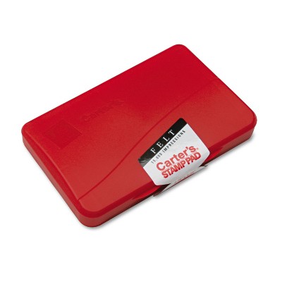 Carter's Felt Stamp Pad 4 1/4 x 2 3/4 Red 21071