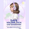 iClever Kids Headphones Cat Ear, LED Light Up, 85dBA Safe Volume, Stereo Sound Toddler Headphones for Travel School - 3 of 4