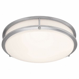 Access Lighting Solero Iii 1 - Light Flush Mount in  Brushed Steel - 1 of 2