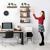 5 Pack 16 Inch Sorbus Long Floating Wall Shelves for Bedroom, Decor, Kitchen, Living Room - for Trophies, Frames, Bookshelf - 4 of 4