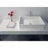 Legion Furniture 23.6 Inches White Matt Solid Surface Bowl - No Faucet - 2 of 4