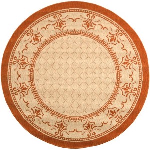 Courtyard CY0901 UV & Stain Resistant Non-Shedding Power Loomed Indoor/Outdoor Rugs - Safavieh - 1 of 4