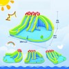 VisioGear Inflatable Water Parks, Inflatable Slide Water Park with Sprinkler Fountain Climbing Wall, Multicolored, 204"*197"*94" - 2 of 4