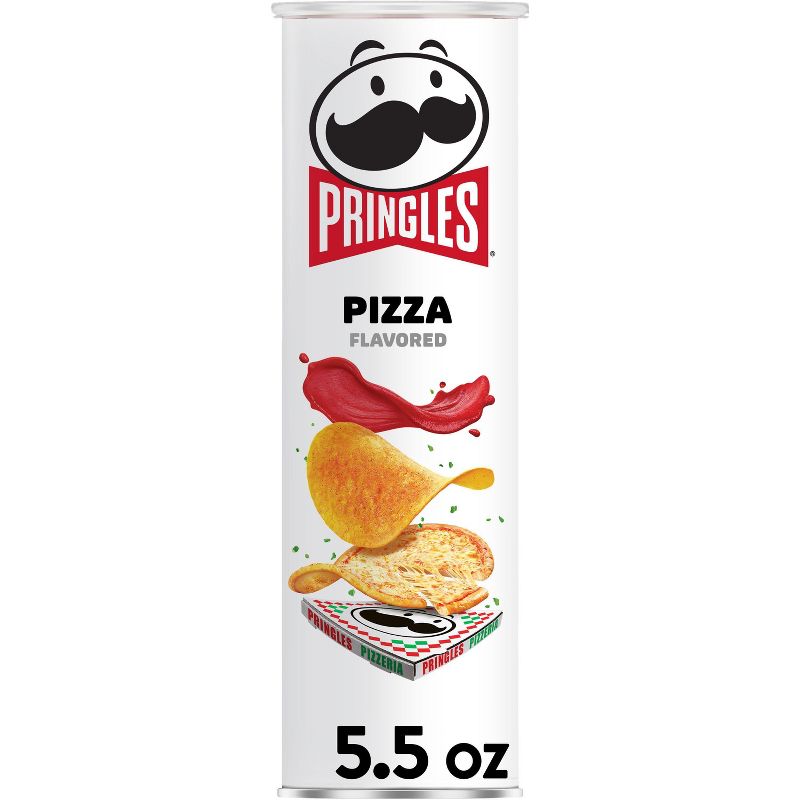 Pringles Pizza Flavored Potato Crisps Chips - 5.5oz, 1 of 13