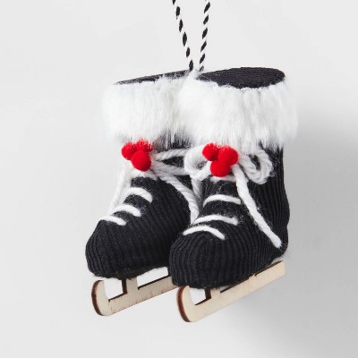 Knit Skate Christmas Tree Ornament Black - Wondershop™