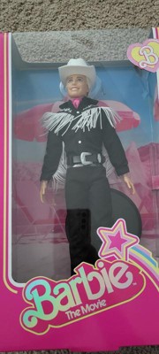 Barbie The Movie Collectible Ken Doll Wearing Black And White Western Outfit  (target Exclusive) : Target