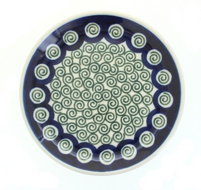 Blue Rose Polish Pottery 261 Ceramika Artystyczna Saucer