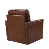 Set of 2 Rosa 29'' Wide Genuine Leather 360¬∞Swivel Armchair with Nailhead Trims |ARTFUL LIVING DESIGN - 4 of 4