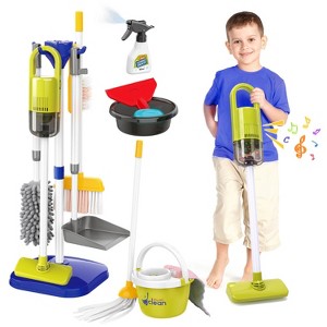 Skirfy 22 Pcs Kids Cleaning Set, Cleaning Pretend Play Kit Role Play Toys, Play House Game for Kids - 1 of 4