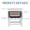 Hyleory Portable HDPE Side Table, 3-in-1 Patio Cooler Table - 4 of 4
