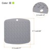 Unique Bargains Heat Resistant Non-Slip Flexible Durable Trivet Mat 4 Pcs - 2 of 4