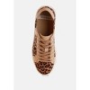 Flippin Studded Leopard Print Chunky Sneakers Women - 4 of 4
