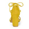 Allegra K Women's Tie-Up Strappy Chunky High Heels Sandal - 3 of 4