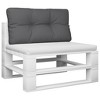 vidaXL Pallet Cushion Anthracite 31.5"x15.7"x4.7" Fabric - 3 of 4