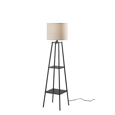 Target floor lamp with shop shelves