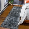 coucheta Multi-size Washable Area Rug for Bedroom, Modern Geometric Bordered Low Pile Soft Non Slip Throw Carpet Indoor, for Living Room, Dining - 2 of 4