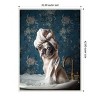 Amanti Art Bubble Bath Bliss by Mowzu  Framed Canvas Wall Art - 3 of 4