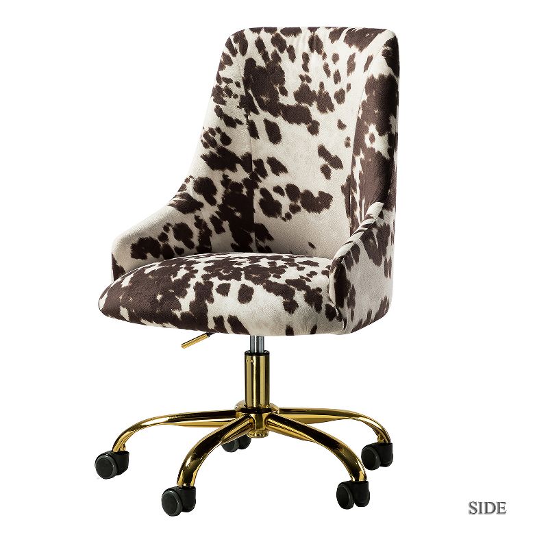 Arce Home Task Chair Modern Ergonomic  Office Chair with Unique Animal Print Design | Karat Home, 1 of 12