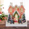 Cody Foster 8.75 In Retro Elf Abode Christmas Christmas Village , Lightweight Christmas Decor Nostalgic Putz House (1PC) - 2 of 4