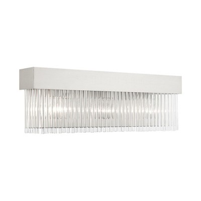 Livex Lighting Norwich 3 - Light Vanity in  Brushed Nickel
