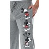 Disney Men's Mickey Mouse Expressions Character Loungewear Men's Sleep Pajama Pants - 4 of 4
