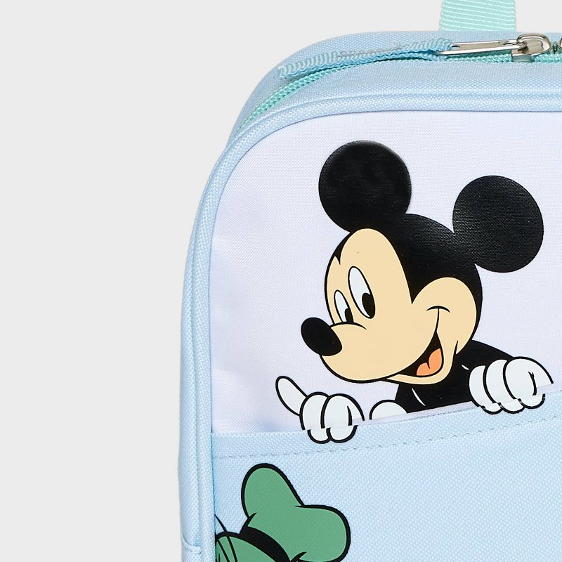 Toddler 10&#34; Mickey Mouse &#38; Friends Mini Backpack - Light Blue, 4 of 5