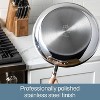 All-Clad D3 3-Ply Stainless Steel Fry Pan Set 2 Piece, 8, 10, Inch Induction Oven Broiler Safe 600F Pots and Pans, Cookware Silver - 3 of 4
