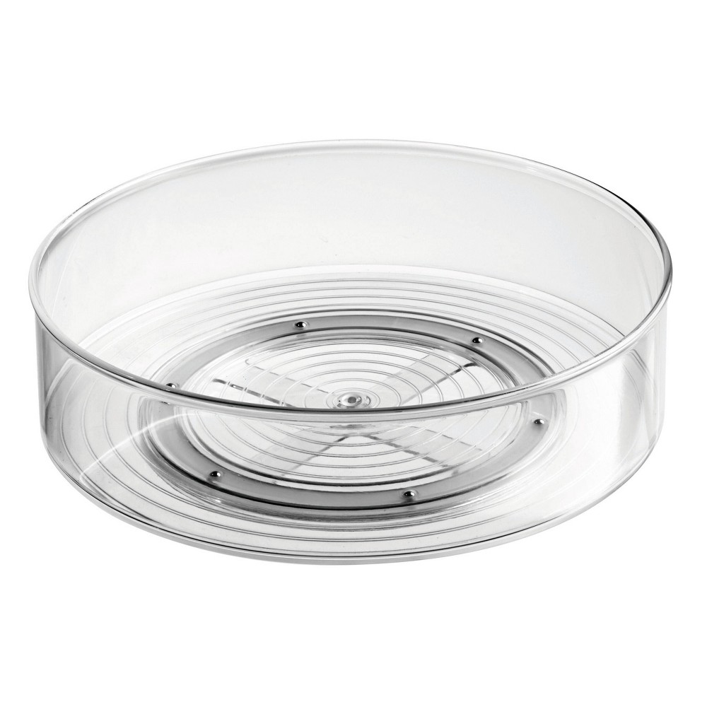 iDESIGN Fridge Binz Rotating Turntable Organizer Clear