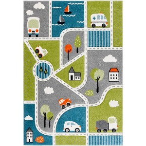 Carousel Kids CRK193 Power Loomed Indoor Rugs - Safavieh Kids - 1 of 4
