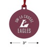 University of Wisconsin - La Crosse University Eagles Aluminum Holiday Christmas Tree Ornament - 3 of 4