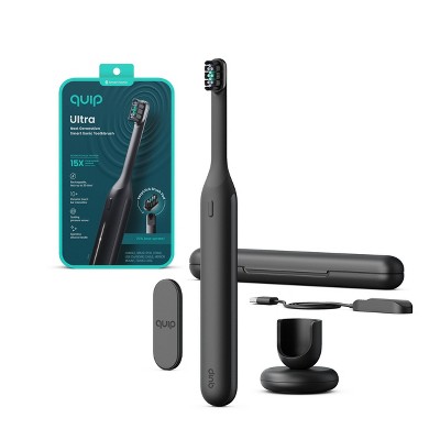 quip Ultra Next Generation Smart Sonic Electric Toothbrush - Onyx