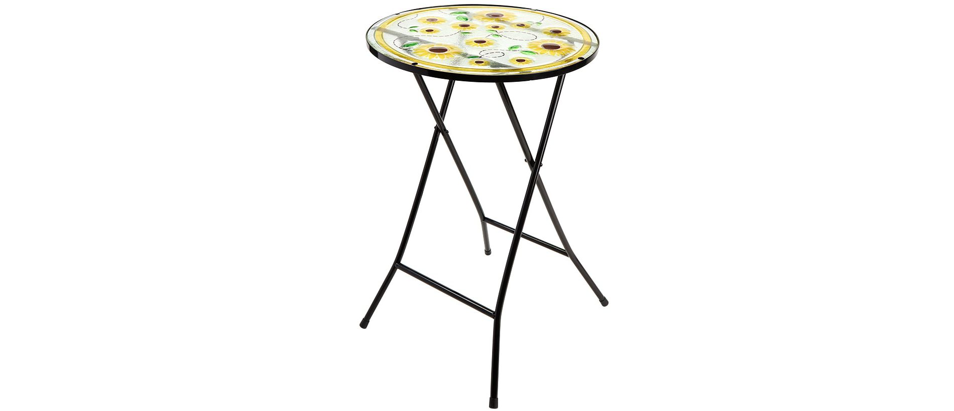 The Lakeside Collection Garden Patio Deck Outdoor Tables - Sunflower