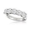Ross-Simons 2.50 ct. t.w. Diamond 5-Stone Ring in 14kt White Gold - 4 of 4