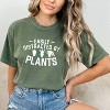 Simply Sage Market Women's Easily Distracted By Plants Bold Short Sleeve Garment Dyed Tee - 2 of 2