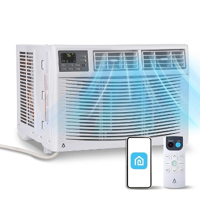12000BTU Window Air Conditioner With Wi-fi Enabled, Remote Control, Air Conditioner Window Unit Cooling Up To 550sq.ft