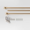 Cafe Ball Curtain Rod Brass - Room Essentials™ - 2 of 3