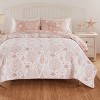 Greenland Home Fashions Marina 3-Piece King/Cal King Coverlet Set, 105x95 Inch - 3 of 4