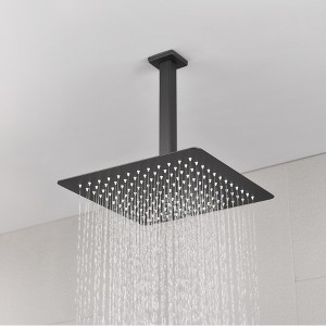 ChicFurnit Showerheads Metal Rainfall Shower Head Settings Diverter High Pressure Showerheads Angle Adjustable for Bathroom, 100.99, 12"*12"*3.6" - 1 of 4