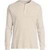 Lands' End Men's Knit Rib Pajama Henley - 3 of 3