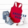 Simply Sage Market American Made Varsity Racerback Tank - 3 of 3
