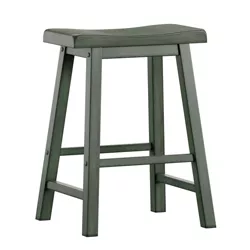Set of 2 24" Chimney Hill Saddle Counter Height Barstool - Inspire Q