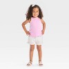 Toddler Girls' Striped Ribbed T-Shirt - Cat & Jack™ - 3 of 3
